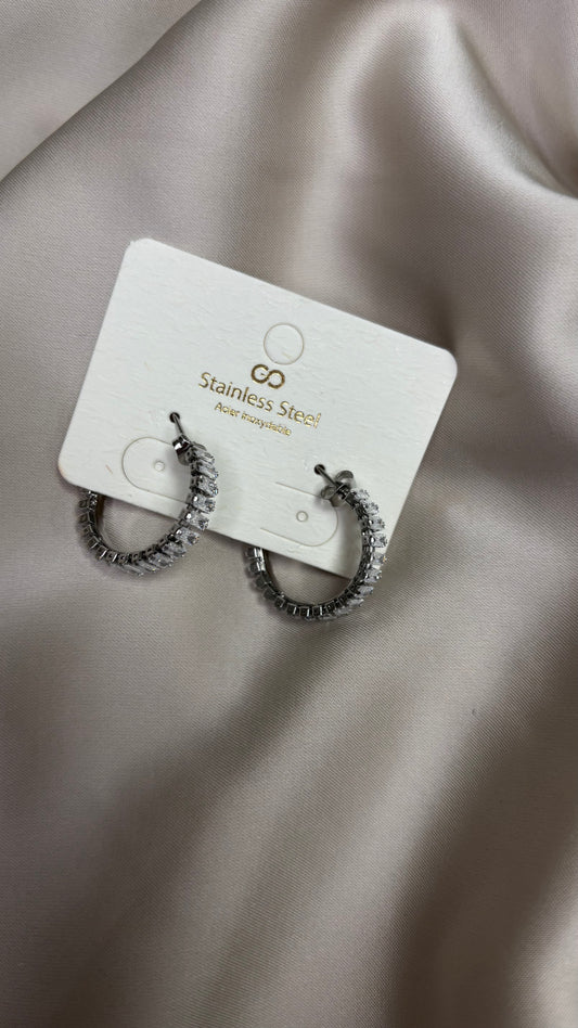 Boucles d’oreilles Samra Argent